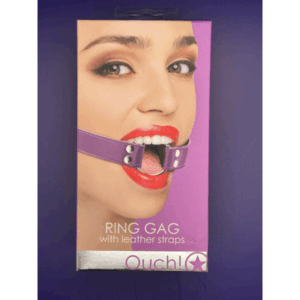 Ring Gag With Leather Straps