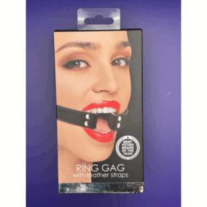 Ring Gag With Leather Straps