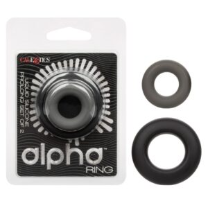 Alpha Ring Liquid Silicone Prolong Set Of 2